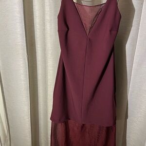 Abercrombie & Fitch Burgundy Dress